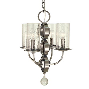 Compass - 4 Light Dining Chandelier-17 Inches Tall and 14 Inches Wide