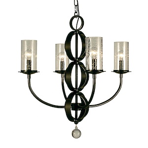 Compass - 4 Light Dining Chandelier-23 Inches Tall and 23 Inches Wide