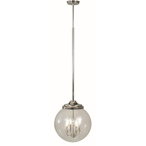 Moderne - 4 Light Pendant-15.5 Inches Tall and 14 Inches Wide - 1214679