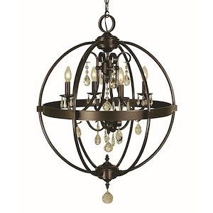 Compass - 4 Light Dining Chandelier-29 Inches Tall and 21 Inches Wide