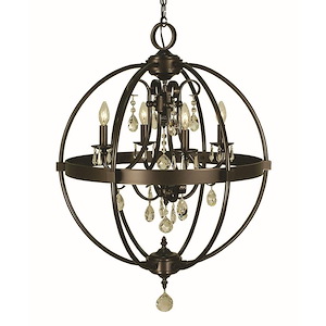 Compass - 4 Light Dining Chandelier-29 Inches Tall and 21 Inches Wide - 1099933