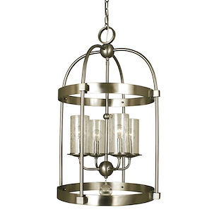 Compass - 4 Light Dining Chandelier-28 Inches Tall and 17 Inches Wide