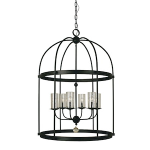Compass - 6 Light Foyer Chandelier-42 Inches Tall and 30 Inches Wide - 1099954