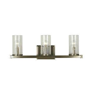 Compass - 3 Light Wall Sconce-7.5 Inches Tall and 22 Inches Wide