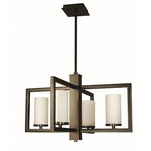Theorem - 4 Light Dining Chandelier-14 Inches Tall and 23 Inches Wide