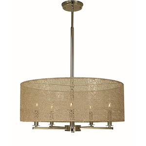 Chloe - 5 Light Dining Chandelier-10.5 Inches Tall and 22 Inches Wide - 1099918