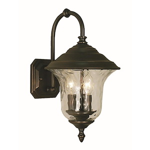 Hartford - 3 Light Outdoor Wall Mount-15 Inches Tall and 8.5 Inches Wide