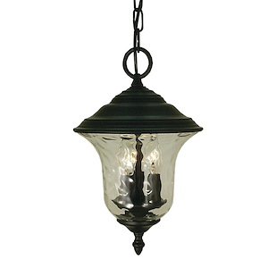 Hartford - 3 Light Outdoor Flush Mount-14 Inches Tall and 8.5 Inches Wide
