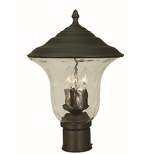 Hartford - 3 Light Outdoor Post Mount-15.5 Inches Tall and 10.5 Inches Wide