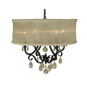 Liebestraum - 4 Light Dining Chandelier-17 Inches Tall and 19 Inches Wide