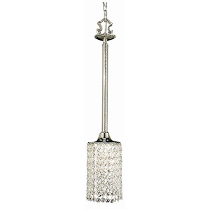 Princessa - 1 Light Pendant-23 Inches Tall and 4 Inches Wide