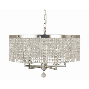 Princessa - 5 Light Dining Chandelier-16 Inches Tall and 22 Inches Wide - 1214796