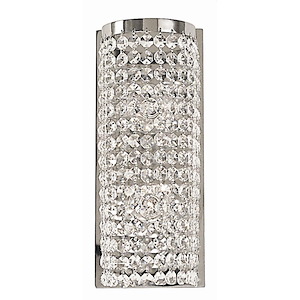 Princessa - 2 Light Wall Sconce-12 Inches Tall and 5 Inches Wide