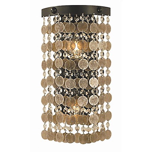 Naomi - 2 Light Wall Sconce-16 Inches Tall and 7.5 Inches Wide