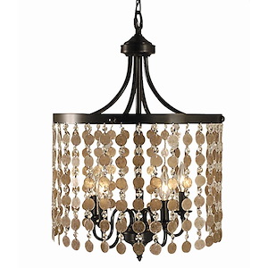 Naomi - 5 Light Dining Chandelier-25 Inches Tall and 17 Inches Wide - 1100402