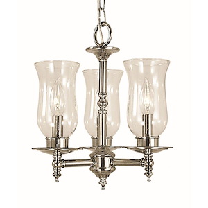Sheraton - 3 Light Mini Chandelier-14.5 Inches Tall and 13 Inches Wide