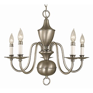 Jamestown - 5 Light Dining Chandelier-22 Inches Tall and 25 Inches Wide