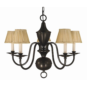 Jamestown - 5 Light Dining Chandelier-22 Inches Tall and 26 Inches Wide - 1100185