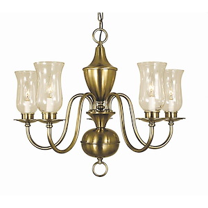 Jamestown - 5 Light Dining Chandelier-22 Inches Tall and 25 Inches Wide