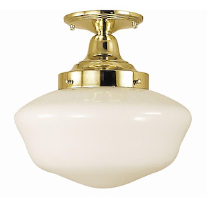 Taylor - 1 Light Flush/Semi-Flush Mount-10 Inches Tall and 12 Inches Wide - 1100551