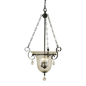 Carcassonne - 3 Light Foyer Chandelier-32 Inches Tall and 18 Inches Wide