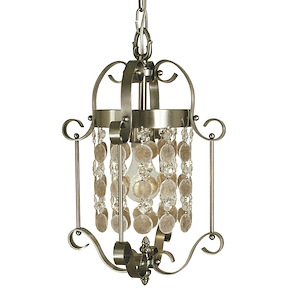 Naomi - 1 Light Mini Chandelier-16 Inches Tall and 10 Inches Wide - 1100388