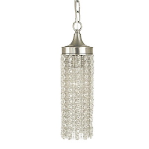 Penelope - 1 Light Pendant-14 Inches Tall and 4 Inches Wide