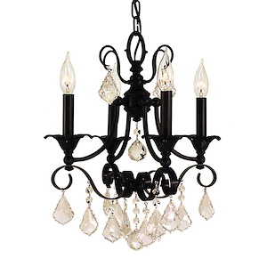 Liebestraum - 4 Light Mini Chandelier-18 Inches Tall and 14 Inches Wide - 1100285