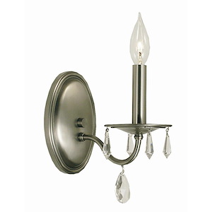 Liebestraum - 1 Light Wall Sconce-11 Inches Tall and 5 Inches Wide