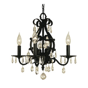 Liebestraum - 4 Light Mini Chandelier-17 Inches Tall and 16 Inches Wide