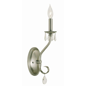 Liebestraum - 1 Light Wall Sconce-17 Inches Tall and 5 Inches Wide