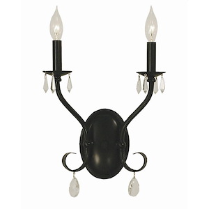 Liebestraum - 2 Light Wall Sconce-17 Inches Tall and 11 Inches Wide - 1100278