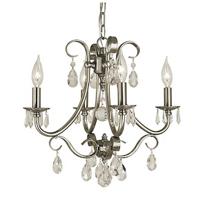 Liebestraum - 4 Light Mini Chandelier-16.5 Inches Tall and 17 Inches Wide - 1100282