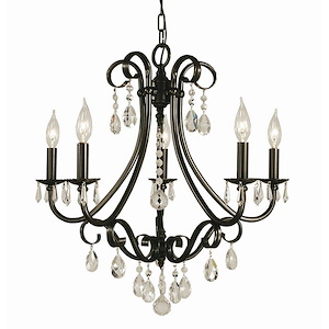 Liebestraum - 5 Light Dining Chandelier-23 Inches Tall and 23 Inches Wide