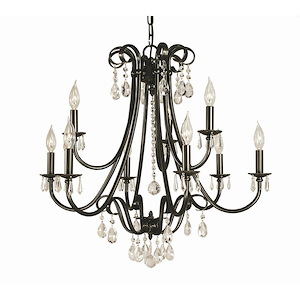 Liebestraum - 9 Light Dining Chandelier-28 Inches Tall and 27 Inches Wide