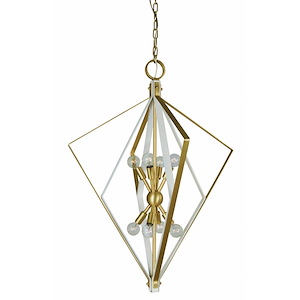 Zoe - 8 Light Chandelier-34 Inches Tall and 25 Inches Wide