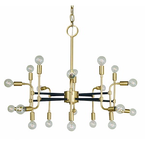 Fusion - 20 Light Chandelier-28 Inches Tall and 36 Inches Wide - 1100022