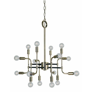 Fusion - 16 Light Chandelier-26 Inches Tall and 28 inches Wide