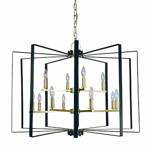 Camille - 12 Light Chandelier-28 Inches Tall and 36 Inches Wide