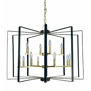 Camille - 12 Light Chandelier-28 Inches Tall and 36 Inches Wide - 1099881