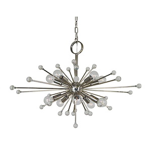 Supernova - 10 Light Dining Chandelier-18 Inches Tall and 28 Inches Wide - 1100540