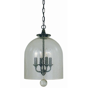 Hannover - 4 Light Pendant-18 Inches Tall and 11 Inches Wide