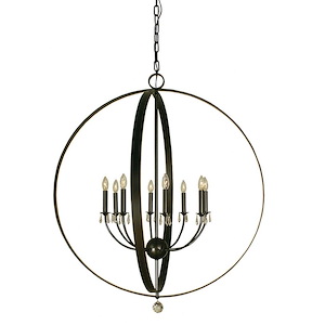 Constellation - 8 Light Foyer Chandelier-44 Inches Tall and 38 Inches Wide
