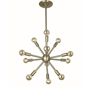 Simone - 12 Light Dining Chandelier-17.5 Inches Tall and 20 Inches Wide