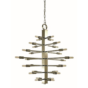 Simone - 28 Light Chandelier-29 Inches Tall and 32 Inches Wide - 1100527