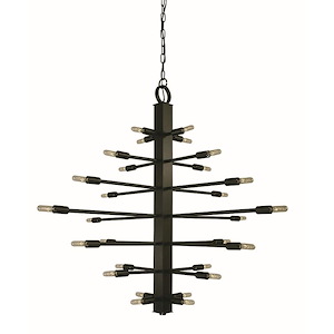Simone - 28 Light Chandelier-34 Inches Tall and 40 Inches Wide - 1100528