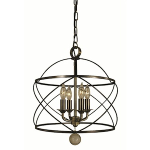 Nantucket - 4 Light Chandelier-16 Inches Tall and 13 Inches Wide