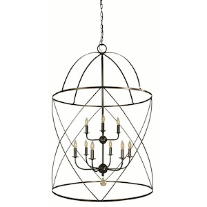 Nantucket - 6 Light Chandelier-45 Inches Tall and 30 Inches Wide - 1100387
