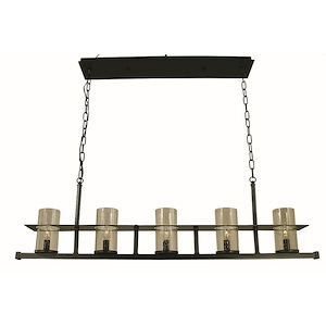 Hammersmith - 5 Light Island Chandelier-12 Inches Tall and 41 Inches Wide