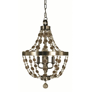 Naomi - 4 Light Chandelier-21 Inches Tall and 14 Inches Wide - 1100395
